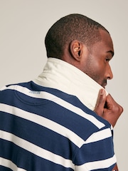 Joules Onside Navy/White Striped Rugby Shirt - Image 5 of 7