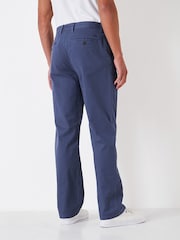 Crew Clothing Dark Blue Straight Chinos - Image 2 of 5