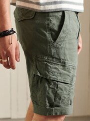Superdry Olive Green Studios Core Chino Shorts - Image 4 of 7