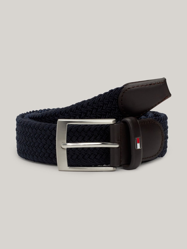Tommy Hilfiger Blue New Adan Webbed Belt - Image 2 of 4 Tommy Hilfiger Blue New Adan Webbed Belt - Image 2 of 4