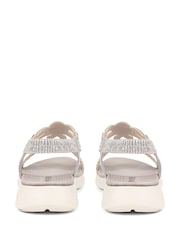 Pavers Grey Pavers Grey Embellished Flatform Sandals - Image 3 of 5