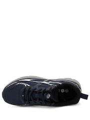 Pavers Navy Blue Wide Fit Rugged Lace Up Trainers - Image 5 of 6
