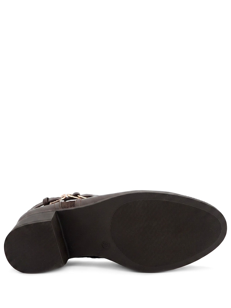 Pavers Brown Bellissimo Buckle Detail Ankle Boots - Image 6 of 6 Pavers Brown Bellissimo Buckle Detail Ankle Boots - Image 6 of 6