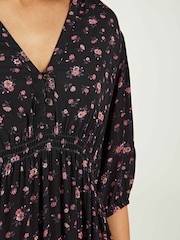 By Iris Blue Nixi Floral-Print Midi Dress - Image 4 of 5