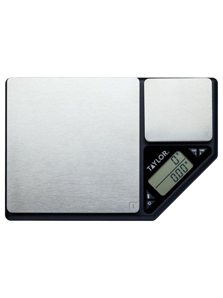 Silver Dual Platform 5kg Kitchen Digital Scale - Image 2 of 2