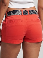 Superdry Red Chino Hot Shorts - Image 2 of 4