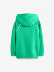 Little Bird by Jools Oliver Green Rainbow Happy Hoodie - Image 2 of 6