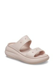 Crocs Pink Classic Crush Sandals - Image 4 of 7