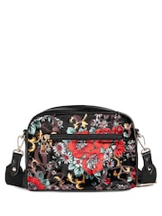 Pavers Black Adjustable Strap Multi Pocket Cross-Body Bag - Image 2 of 6