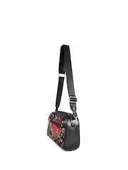 Pavers Black Adjustable Strap Multi Pocket Cross-Body Bag - Image 3 of 6