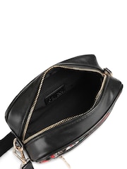 Pavers Black Adjustable Strap Multi Pocket Cross-Body Bag - Image 6 of 6