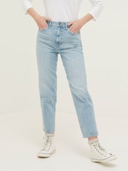 FatFace Blue Bray Barrel Jeans - Image 1 of 5