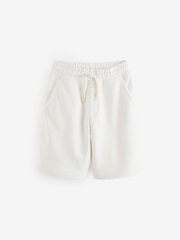 White Ecru 1 Pack Basic Jersey Shorts (3-16yrs) - Image 1 of 3