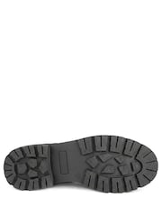 Pavers Black Lace Up Ankle Boots With Warm Lining - Image 5 of 6
