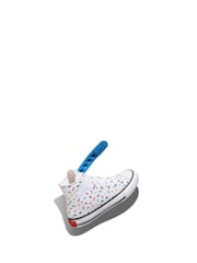 Converse White/Blue Chuck Taylor All-Star Bubble Strap 1V Trainers - Image 11 of 18
