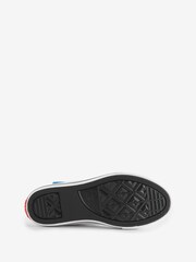 Converse White/Blue Chuck Taylor All-Star Bubble Strap 1V Trainers - Image 18 of 18