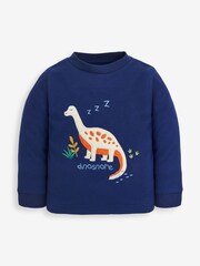 JoJo Maman Bébé Dinosaur Kids' Glow-in-the-Dark Pyjamas - Image 2 of 4