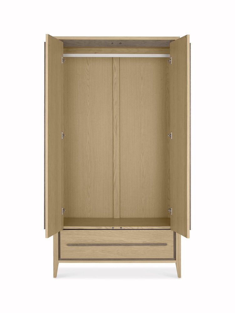 Bentley Designs Natural Rimini Double Wardrobe - Image 4 of 4