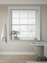 White Fog Morcombe Sheer Made to Measure Roller Blind - Image 2 of 6