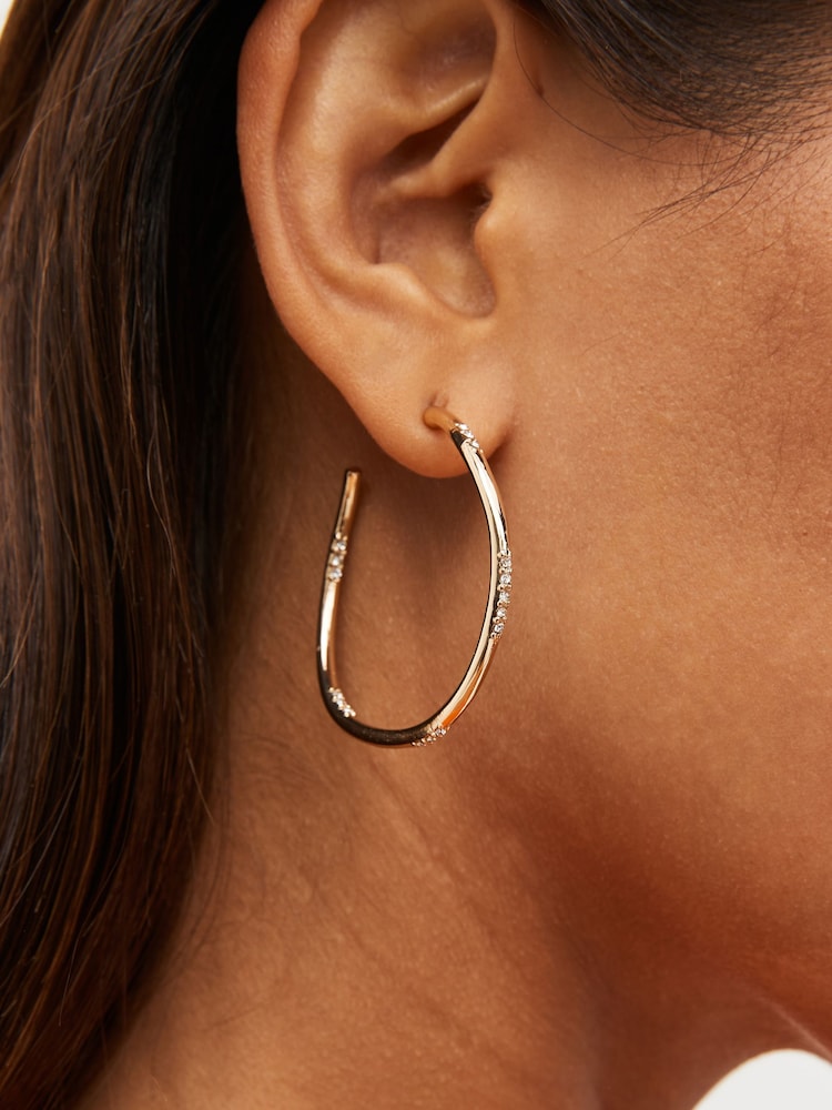 Gold Tone Hoop Earrings - Image 1 of 1