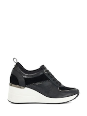Dune London Black Eloisa Trainers - Image 1 of 5