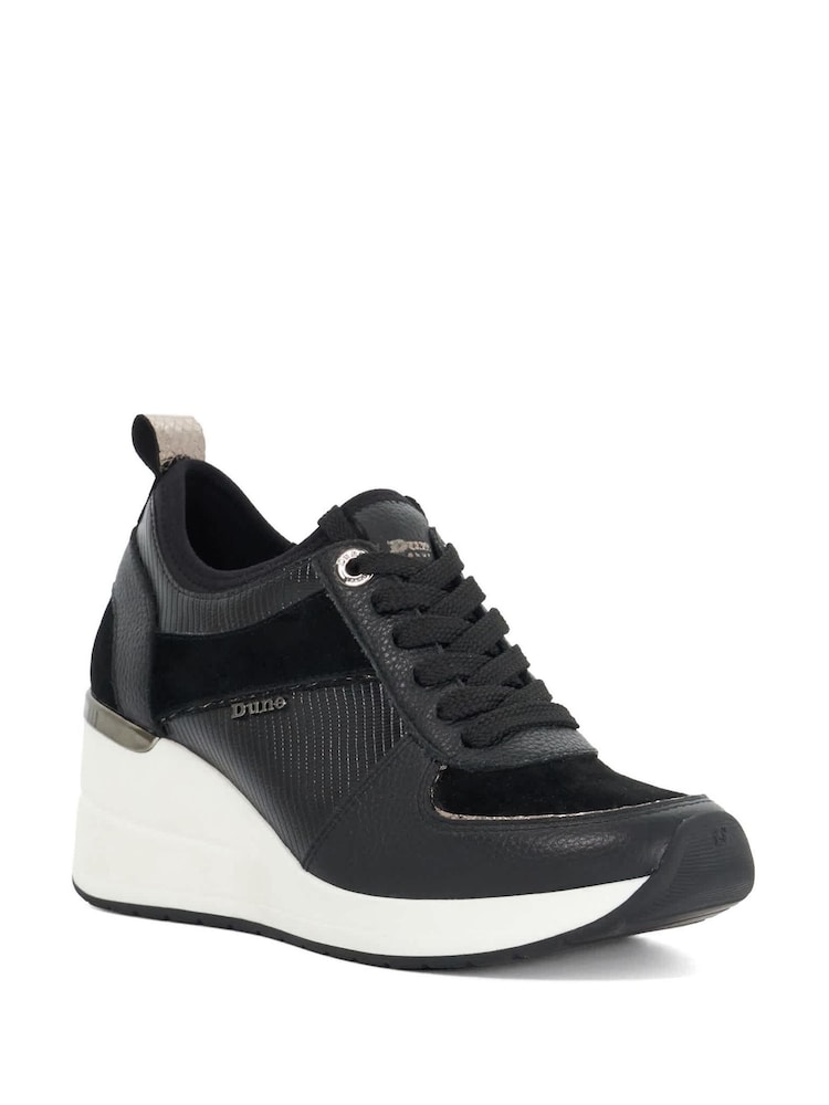Dune London Black Eloisa Trainers - Image 2 of 5 Dune London Black Eloisa Trainers - Image 2 of 5