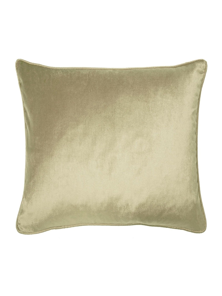 Laura Ashley Sage Pistaschio Green Square Nigella Cushion - Image 4 of 4
