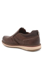 Pavers Brown Casual Laceless Slip On Shoes - Image 4 of 6