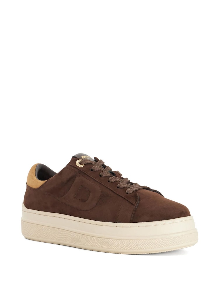 Dune London Brown Eden Trainers - Image 1 of 4 Dune London Brown Eden Trainers - Image 1 of 4