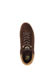 Dune London Brown Eden Trainers - Image 3 of 4