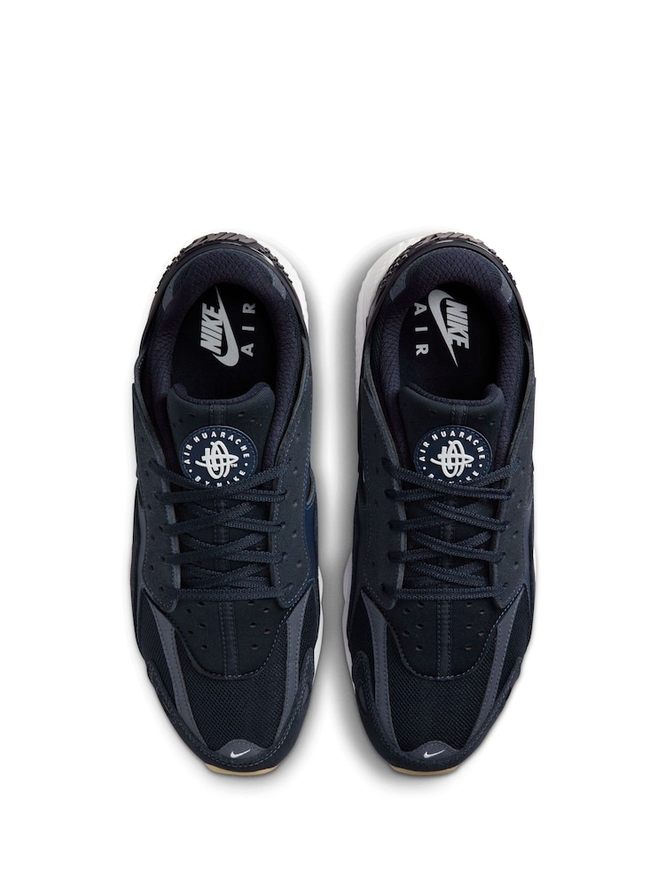 Nike Navy Air Huarache Runner Trainers - Image 6 of 12