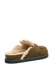 Yaşıl - Dune London Qızılı Astarlı Arxasız Loafers - 5şəkildən 3 şəkil