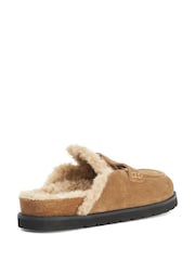 Təbii - Dune London Qızılı Astarlı Arxasız Loafers - 6şəkildən 4 şəkil