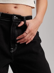Superdry Black Contrast Carpenter Jeans - Image 4 of 6