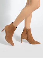 Dune London Brown Obsessively Ankle Boots - Image 1 of 4