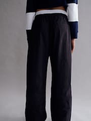 Black Wide Leg Boxer Trousers - Image 4 of 7
