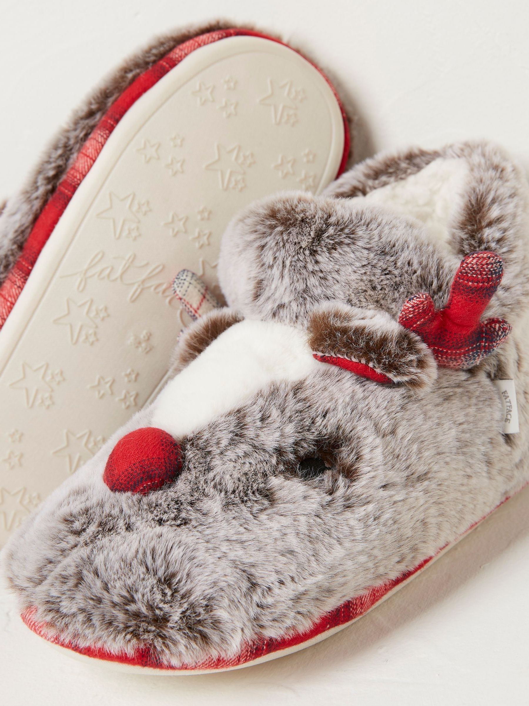 Next reindeer slippers on sale