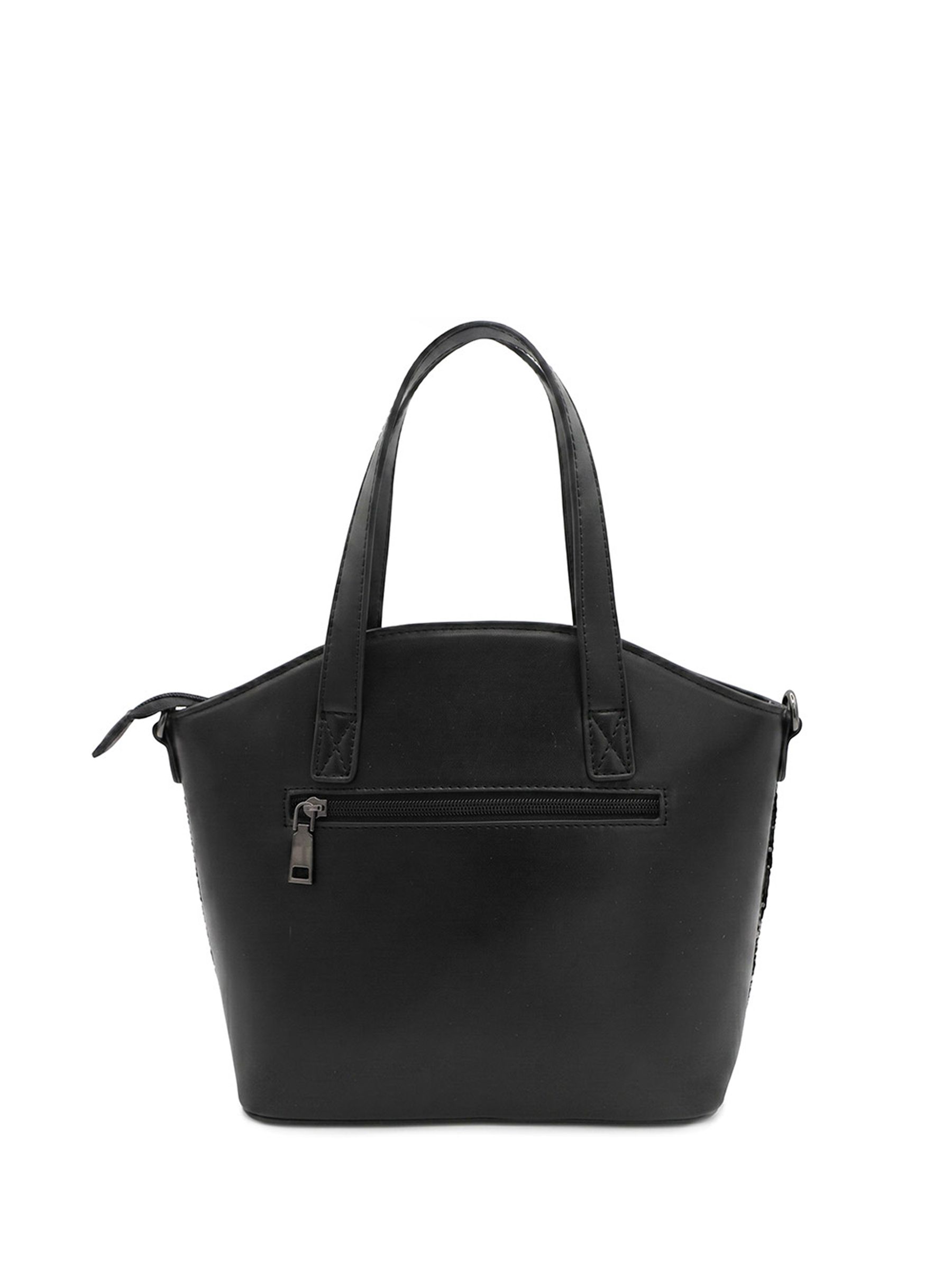 Buy Pavers Black Tartan Pattern Zip Up Handbag from Next Belgium