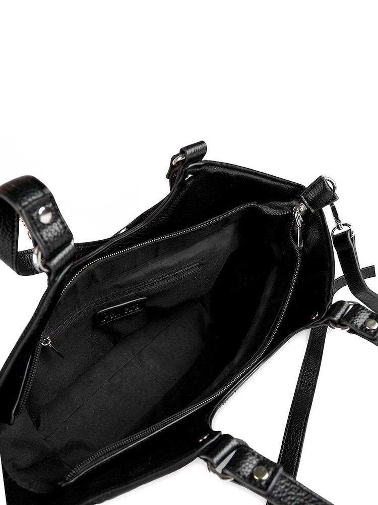 Pavers Black Bellissimo Two Tone Shoulder Bag - Image 6 of 6