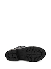 Pavers Black Warm Lined Zip Up Ankle Boots - Image 6 of 6