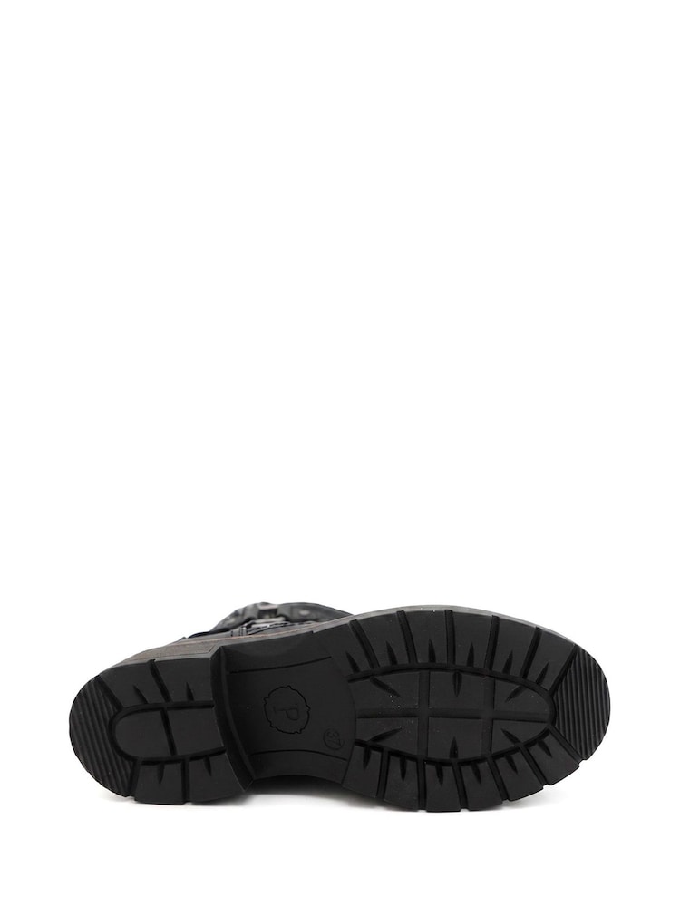 Pavers Black Warm Lined Zip Up Ankle Boots - Image 6 of 6 Pavers Black Warm Lined Zip Up Ankle Boots - Image 6 of 6