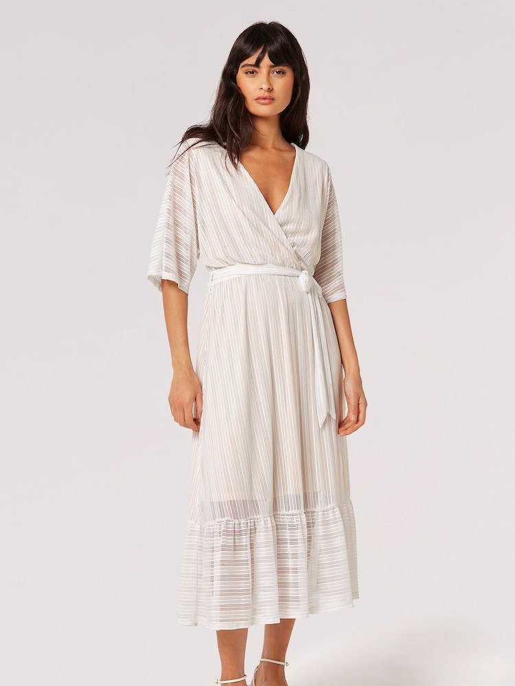 Apricot Cream Kimono Midaxi Dress - Image 1 of 5