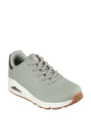 Skechers Green Womens Standard Fit Uno Trainers - Image 5 of 5