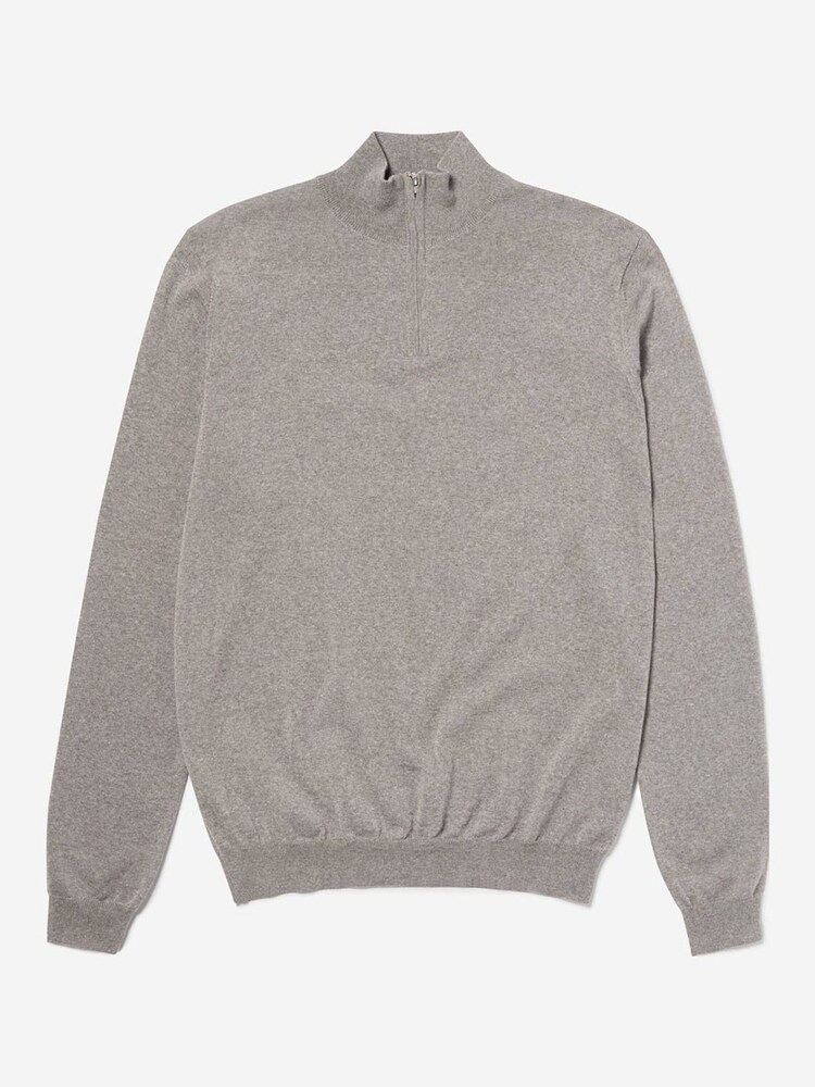 Oliver Sweeney Curragh Mole Wool Quarter Zip Jumper - Image 6 of 6 Oliver Sweeney Curragh Mole Wool Quarter Zip Jumper - Image 6 of 6