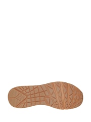 Skechers White Uno Shimmer Away Trainers - Image 3 of 5