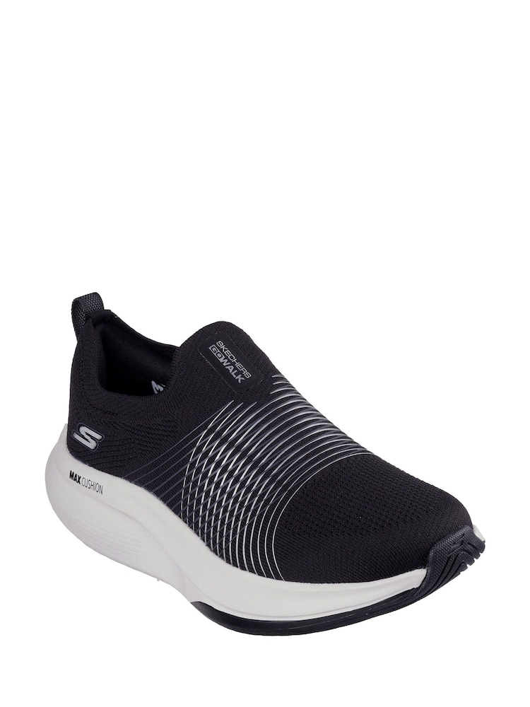 Skechers Black Go Walk Max Walker Sally Trainers - Image 1 of 3