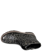 Pavers Animal Lace Up Ankle Boots With Warm Lining - Image 5 of 6