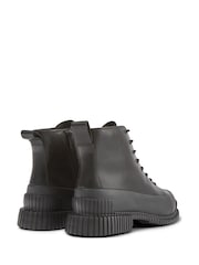 Camper Womens Pix Leather Ankle Black Boots - Image 3 of 5