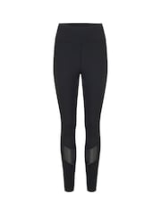 Pour Moi Black Energy Full Length Mesh Panel Sports Leggings - Image 4 of 5