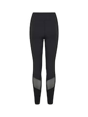 Pour Moi Black Energy Full Length Mesh Panel Sports Leggings - Image 5 of 5